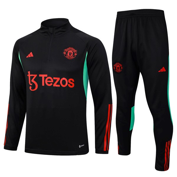 Sweatshirts Manchester United 2024 Schwarz Rote
